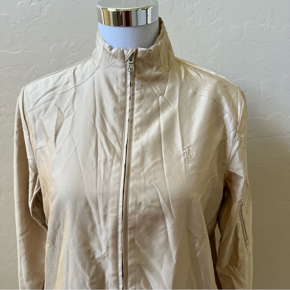 Ralph Lauren Golf Reese Classics Lightweight Shiny Windbreaker Jacket Sz M $198 - Picture 3 of 15